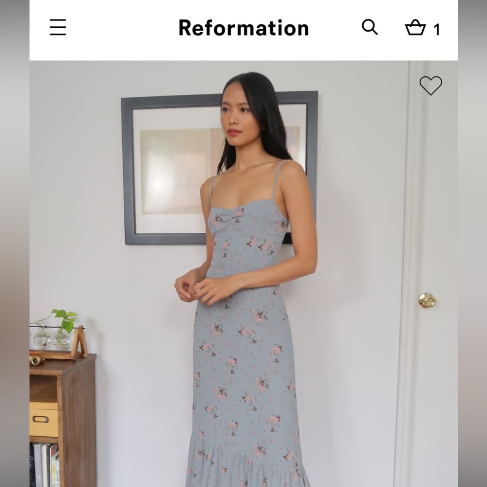 Reformation Never Worn Sz 4 Emersyn Dress